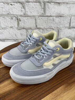 Vans Wayvee PopCush Womens 6 Mens 4 Dusty Blue Skateboarding Shoes 721454